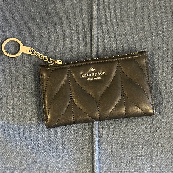 Kate Spade Black Quilted Shoulder Bag with Chain - Picture 2 of 9